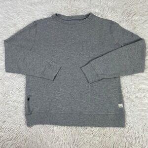 Vuori Sweater Mens Extra Large Gray Jeffreys Pullover Crewneck Sweatshirt Pocket